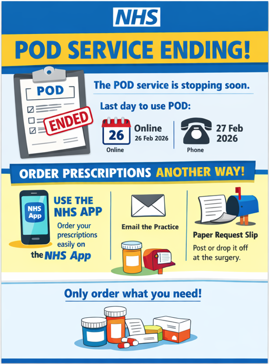 POD SERVICE ENDING 