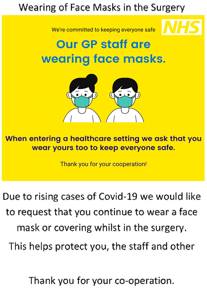 Wear a face mask